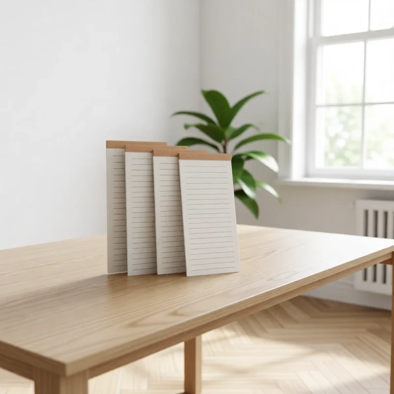 Blocs-notes de poche en kraft, lot de 4 ou 8