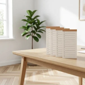 Blocs-notes de poche en kraft, lot de 4 ou 8