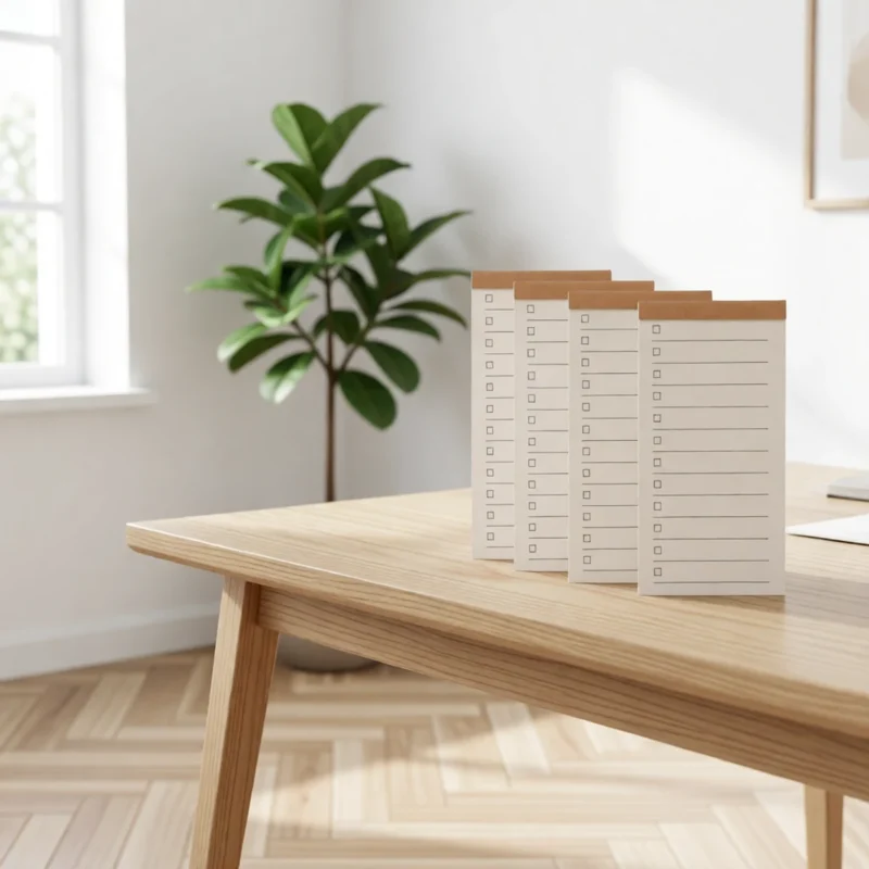 Blocs-notes de poche en kraft, lot de 4 ou 8
