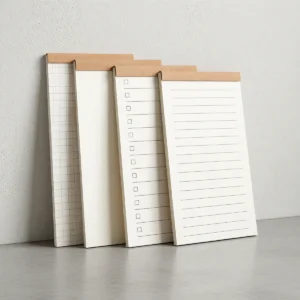 Blocs-notes de poche en kraft, lot de 4 ou 8