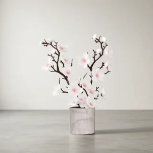 Bonsaï sakura artificiel 30 cm – Blanc Bonsaï sakura artificiel 30 cm – Blanc