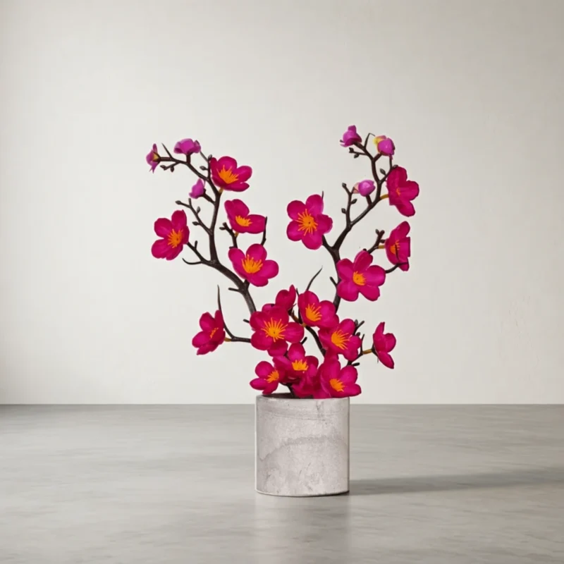 Bonsaï sakura artificiel 30 cm – Fuchsia Bonsaï sakura artificiel 30 cm – Fuchsia