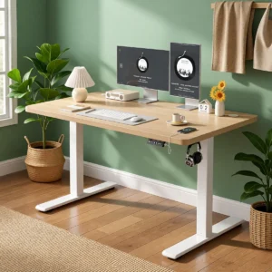 Bureau assis-debout électrique avec port USB Bureau assis-debout électrique avec port USB