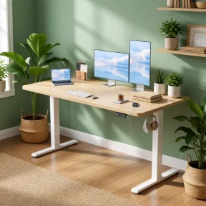 Bureau assis-debout électrique avec port USB Bureau assis-debout électrique avec port USB