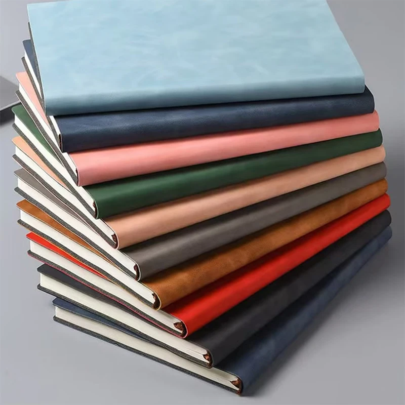 Carnet A5 à couverture souple effet daim, 160 pages – vue 4 Carnet A5 à couverture souple effet daim, 160 pages – vue 4