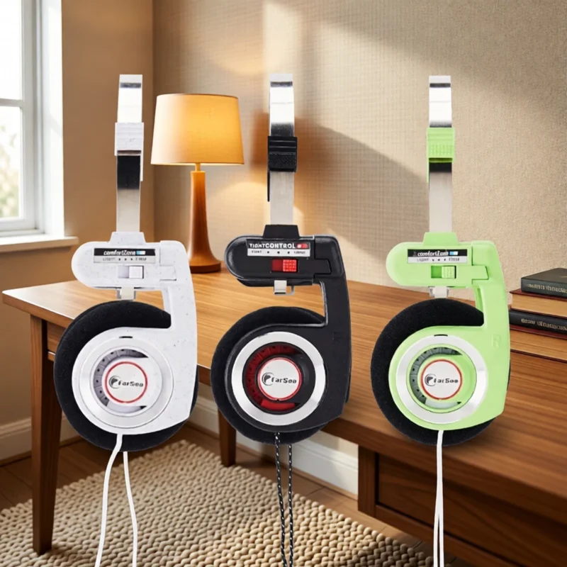 Casque rétro pliable avec micro Casque rétro pliable avec micro
