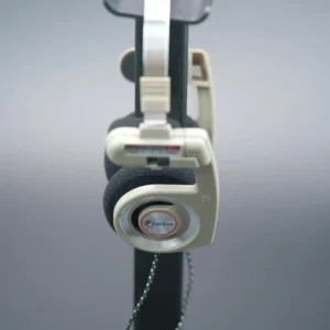 Casque rétro pliable avec micro – Kaki Casque rétro pliable avec micro – Kaki