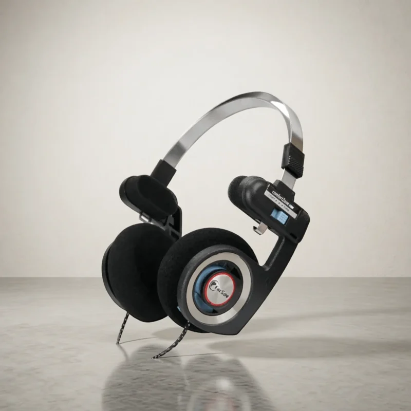 Casque rétro pliable avec micro Casque rétro pliable avec micro