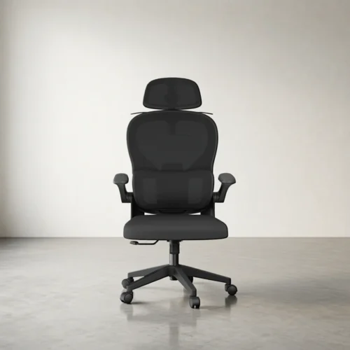 Chaise de bureau ergonomique en résille avec appui-tête Chaise de bureau ergonomique en résille avec appui-tête