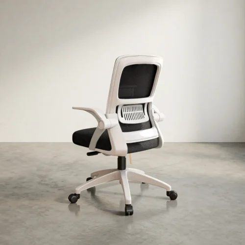 Chaise de bureau en résille à dossier mi-haut Chaise de bureau en résille à dossier mi-haut