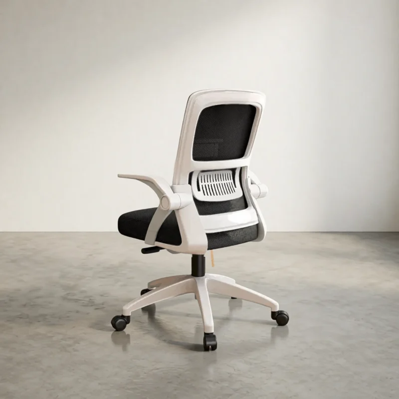 Chaise de bureau en résille à dossier mi-haut Chaise de bureau en résille à dossier mi-haut