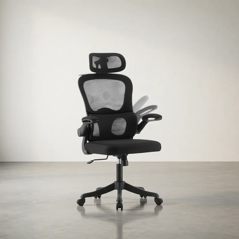 Chaise de direction ergonomique, appui-tête 3D et cintre Chaise de direction ergonomique, appui-tête 3D et cintre