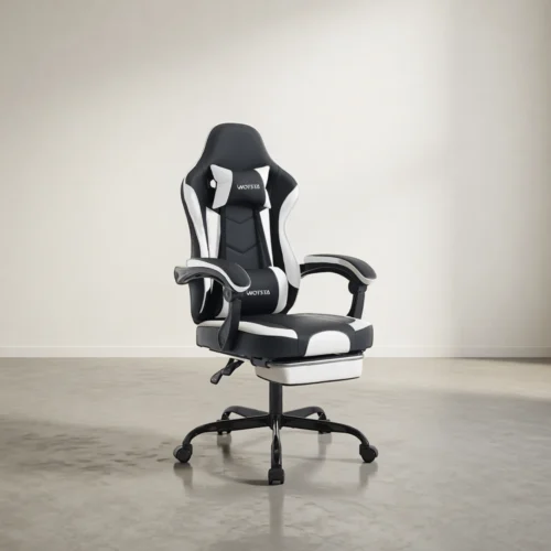 Chaise gaming ergonomique avec repose-pieds – 6 coloris Chaise gaming ergonomique avec repose-pieds – 6 coloris