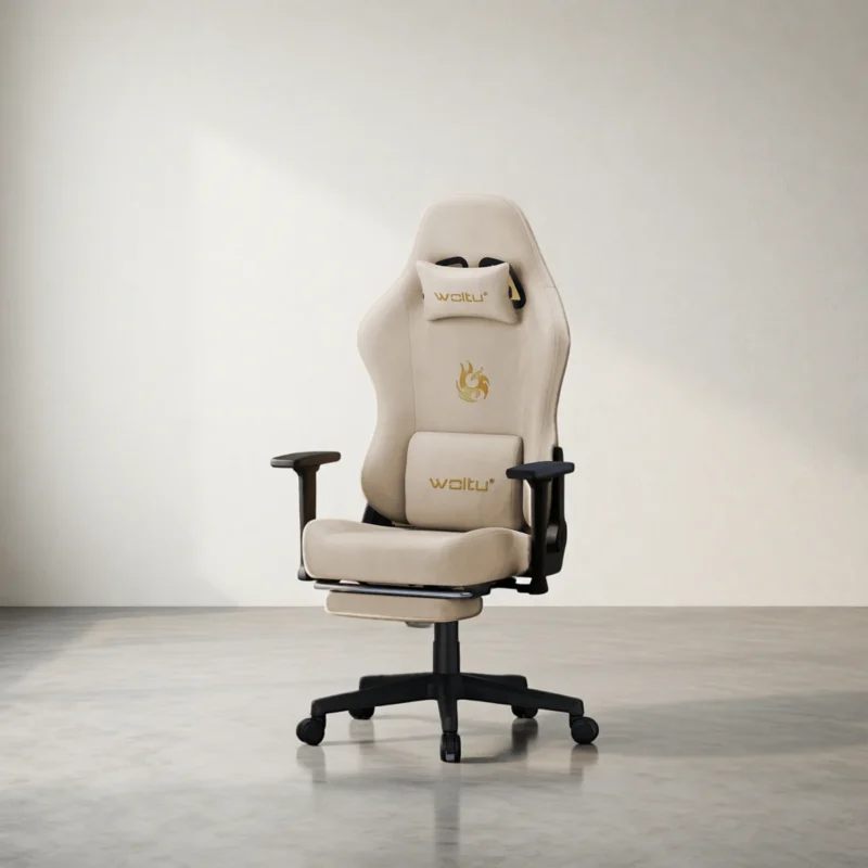 Chaise gaming en suédine ou résille, accoudoirs 3D Chaise gaming en suédine ou résille, accoudoirs 3D
