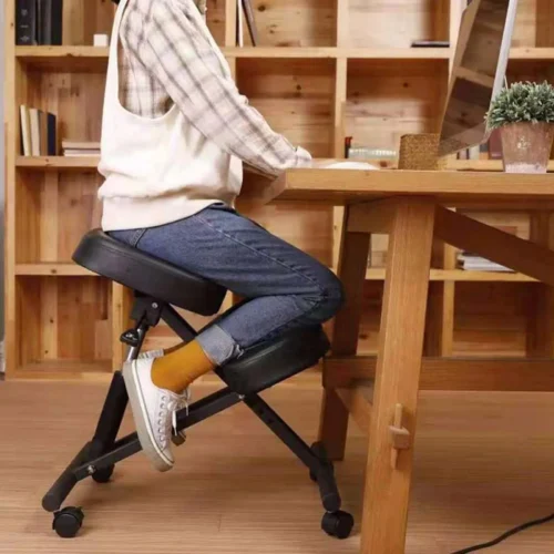 Chaise ergonomique à genoux, réglable en hauteur