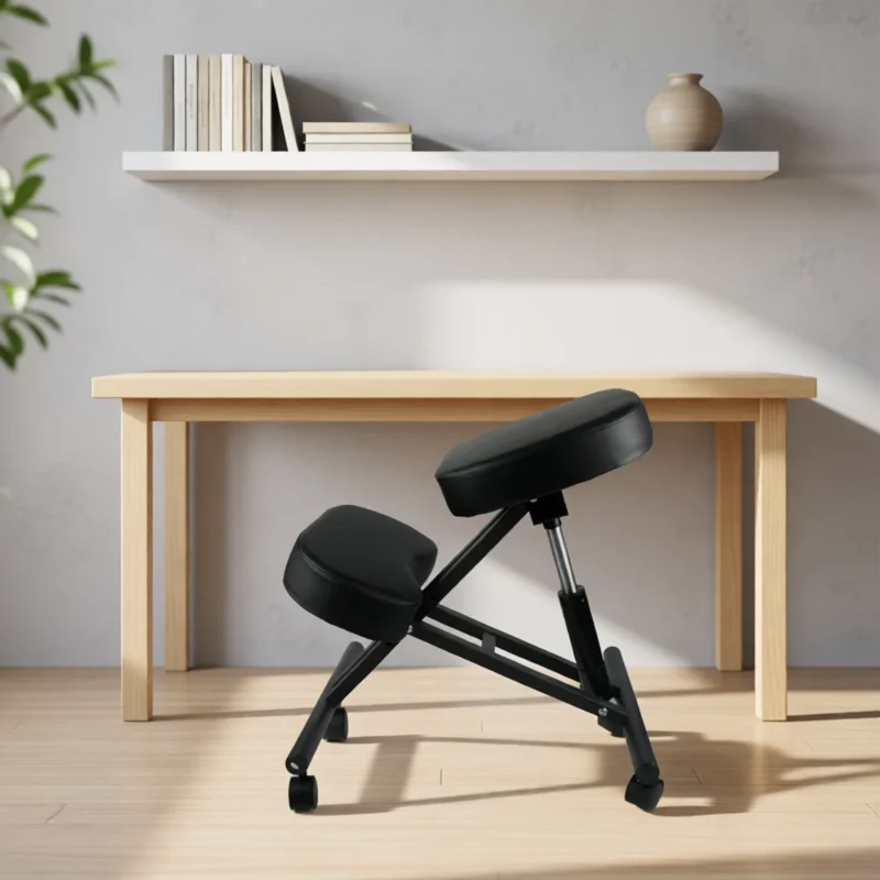 Chaise ergonomique à genoux, réglable en hauteur – vue 2 Chaise ergonomique à genoux, réglable en hauteur – vue 2