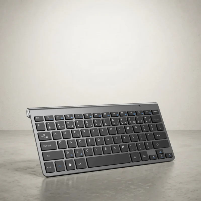 Clavier sans fil AZERTY ultra-fin, silencieux Clavier sans fil AZERTY ultra-fin, silencieux