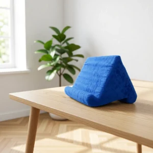 Coussin support tablette et livre – Bleu Coussin support tablette et livre – Bleu
