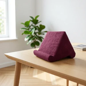 Coussin support tablette et livre – Bordeaux Coussin support tablette et livre – Bordeaux