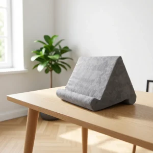 Coussin support tablette et livre – Gris Coussin support tablette et livre – Gris