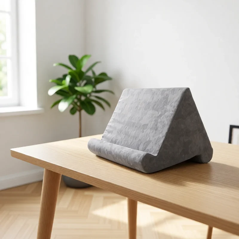 Coussin support tablette et livre – Gris Coussin support tablette et livre – Gris