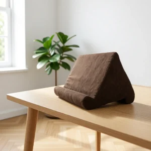Coussin support tablette et livre – Marron Coussin support tablette et livre – Marron