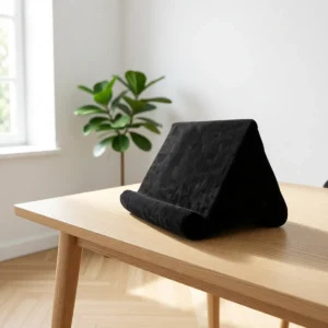 Coussin support tablette et livre – Noir Coussin support tablette et livre – Noir