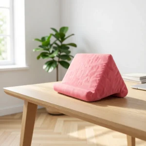 Coussin support tablette et livre – Rose Coussin support tablette et livre – Rose