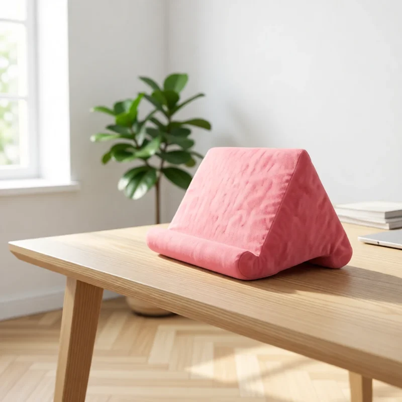 Coussin support tablette et livre – Rose Coussin support tablette et livre – Rose