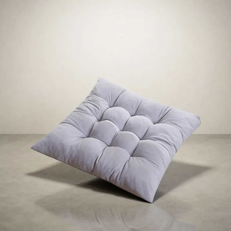 Galette de chaise matelassée 40 × 40 cm, 10 coloris