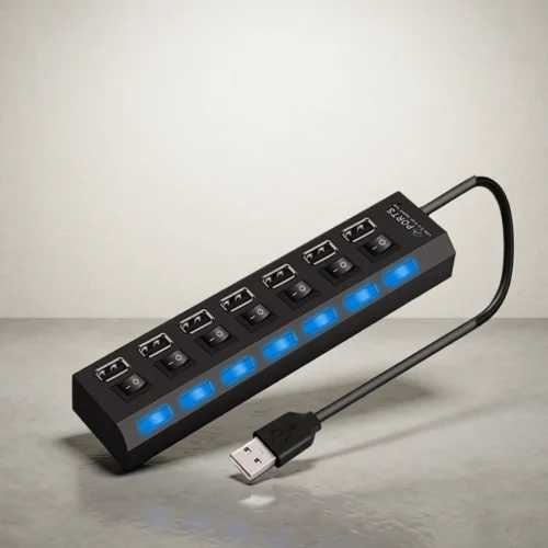 Hub USB 4 ou 7 ports avec interrupteurs Hub USB 4 ou 7 ports avec interrupteurs