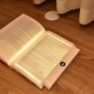 Lampe de lecture plate en acrylique, rechargeable Lampe de lecture plate en acrylique, rechargeable