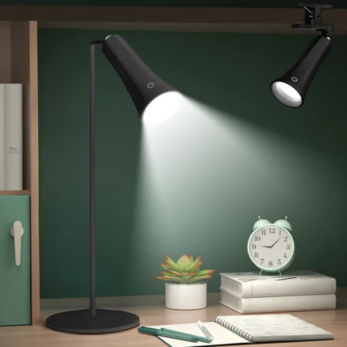 Lampe de bureau rechargeable à tête magnétique 4 en 1