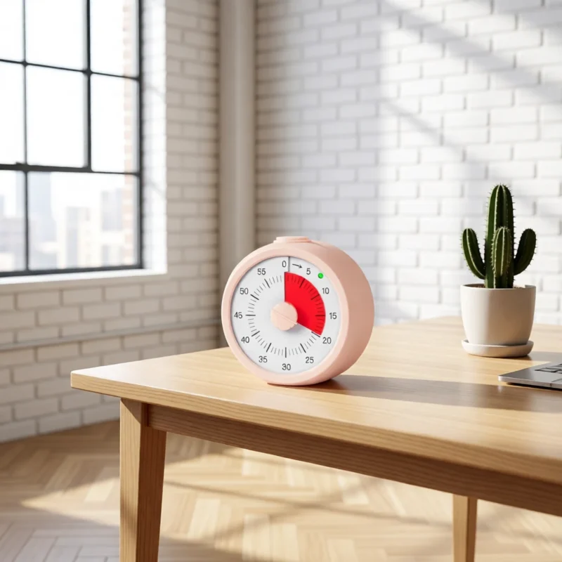 Minuteur visuel 60 minutes, silencieux – vue 2 Minuteur visuel 60 minutes, silencieux – vue 2