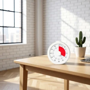 Minuteur visuel 60 minutes, silencieux Minuteur visuel 60 minutes, silencieux