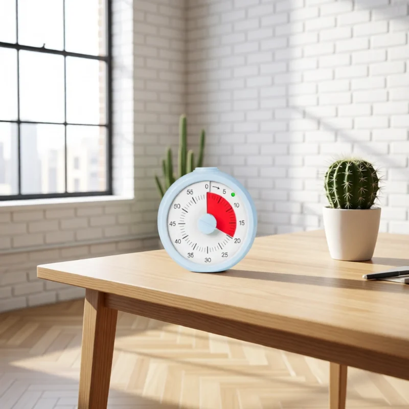 Minuteur visuel 60 minutes, silencieux Minuteur visuel 60 minutes, silencieux