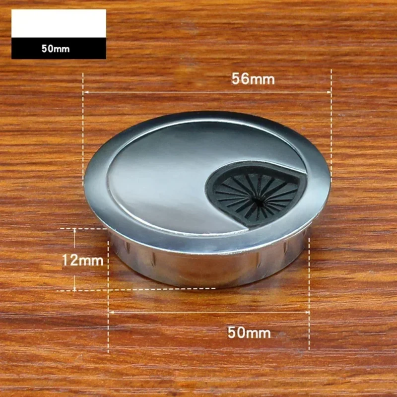 Passe-câbles de bureau en métal, 50 à 80 mm Passe-câbles de bureau en métal, 50 à 80 mm