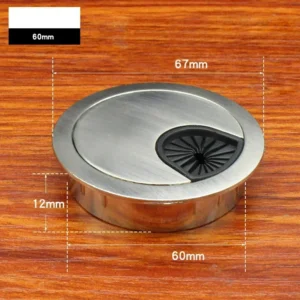 Passe-câbles de bureau en métal, 50 à 80 mm Passe-câbles de bureau en métal, 50 à 80 mm