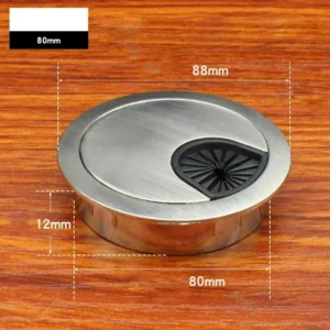 Passe-câbles de bureau en métal, 50 à 80 mm Passe-câbles de bureau en métal, 50 à 80 mm