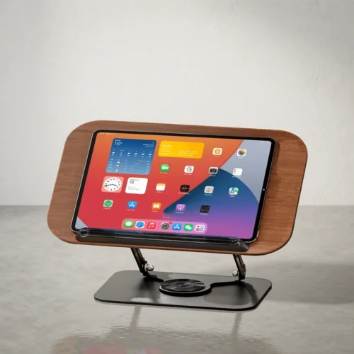 Pupitre en bois pour tablette et livres, hauteur réglable