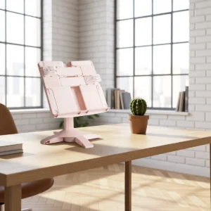 Pupitre de lecture réglable en hauteur et inclinaison – Rose