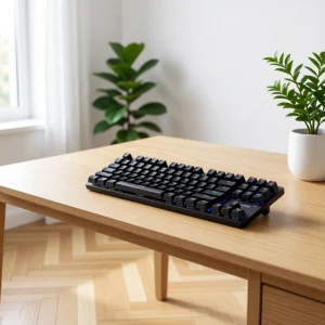 Repose-poignets en bois massif pour clavier Repose-poignets en bois massif pour clavier