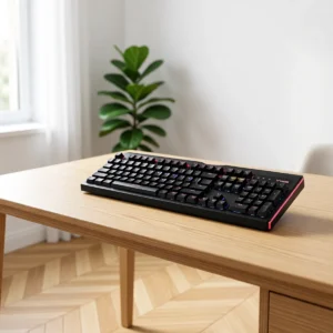 Repose-poignets en bois massif pour clavier Repose-poignets en bois massif pour clavier