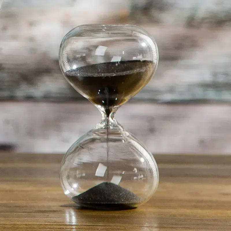 Sablier en verre soufflé, 15, 30 ou 60 minutes Sablier en verre soufflé, 15, 30 ou 60 minutes