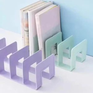 Serre-livres 4 compartiments, couleurs pastel – vue 5 Serre-livres 4 compartiments, couleurs pastel – vue 5