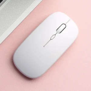 Souris Bluetooth silencieuse – 12 coloris – Blanc Souris Bluetooth silencieuse – 12 coloris – Blanc