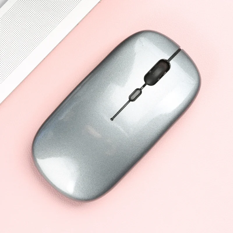 Souris Bluetooth silencieuse – 12 coloris – Gris Souris Bluetooth silencieuse – 12 coloris – Gris