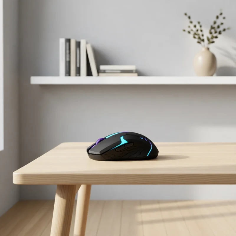 Souris gaming filaire à éclairage RGB – vue 2