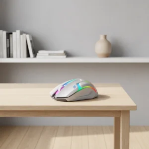 Souris gaming filaire à éclairage RGB – vue 3