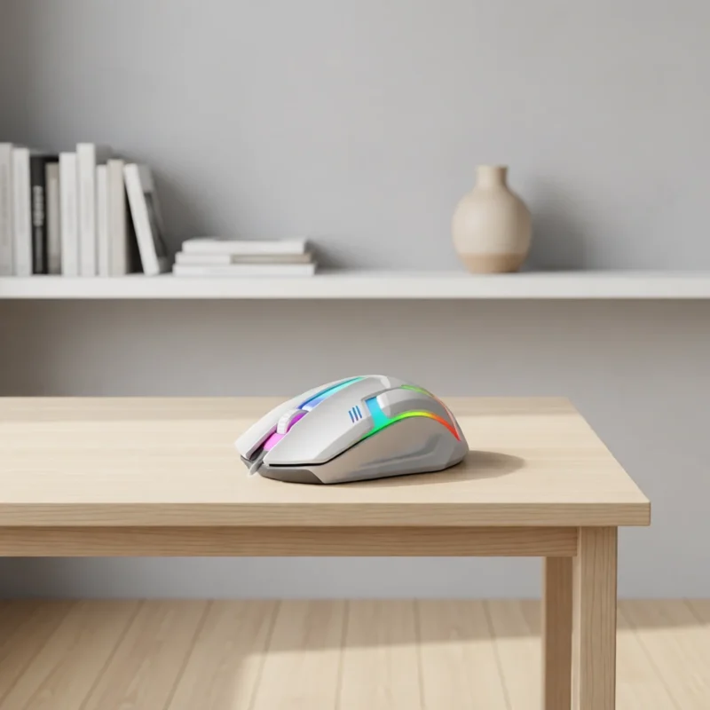 Souris gaming filaire à éclairage RGB – vue 3